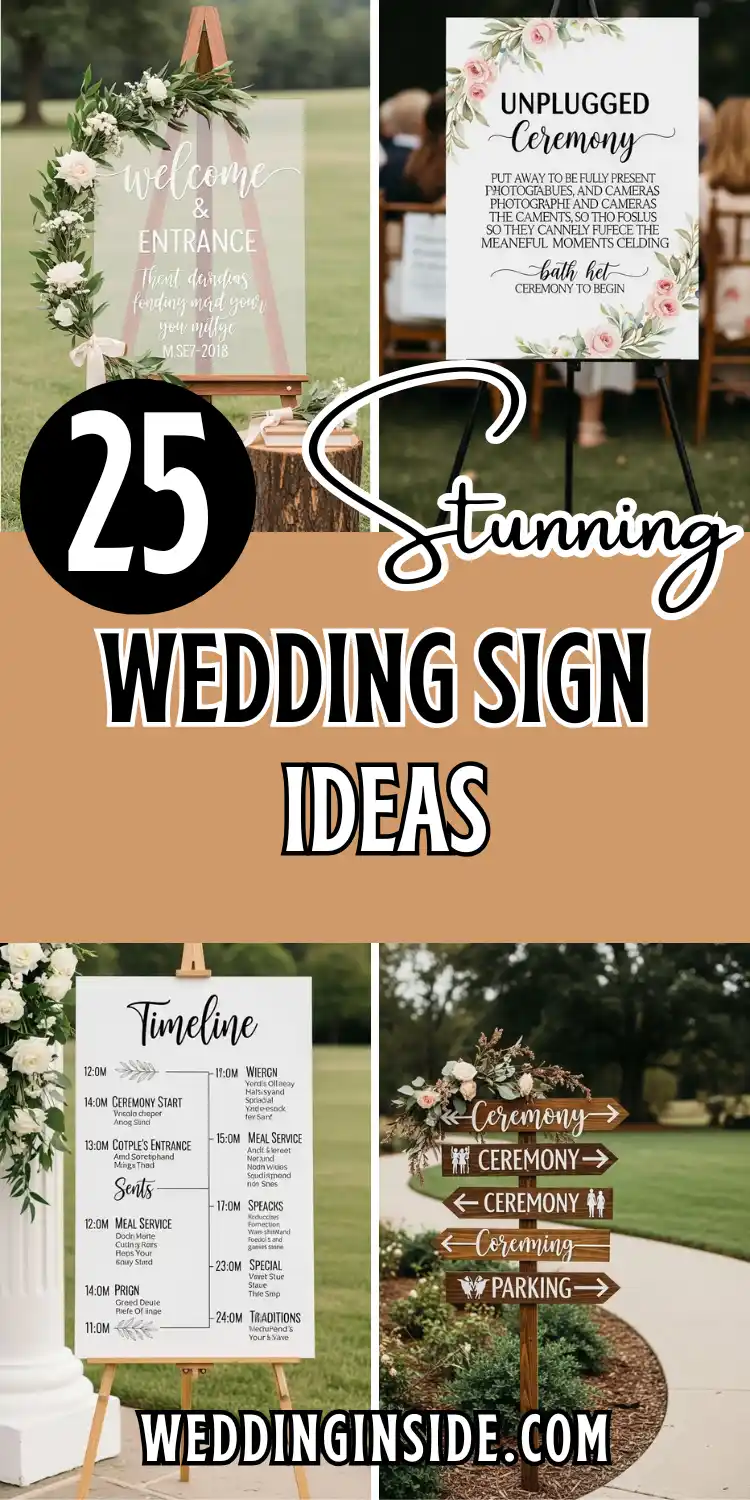 25 Wedding Sign Ideas That Add Charm to Your Big Day 2 Wedding Sign Ideas