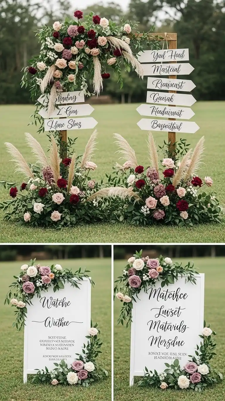 25 Wedding Sign Ideas That Add Charm to Your Big Day 3 Additional Tips for Choosing the Perfect Wedding Signs