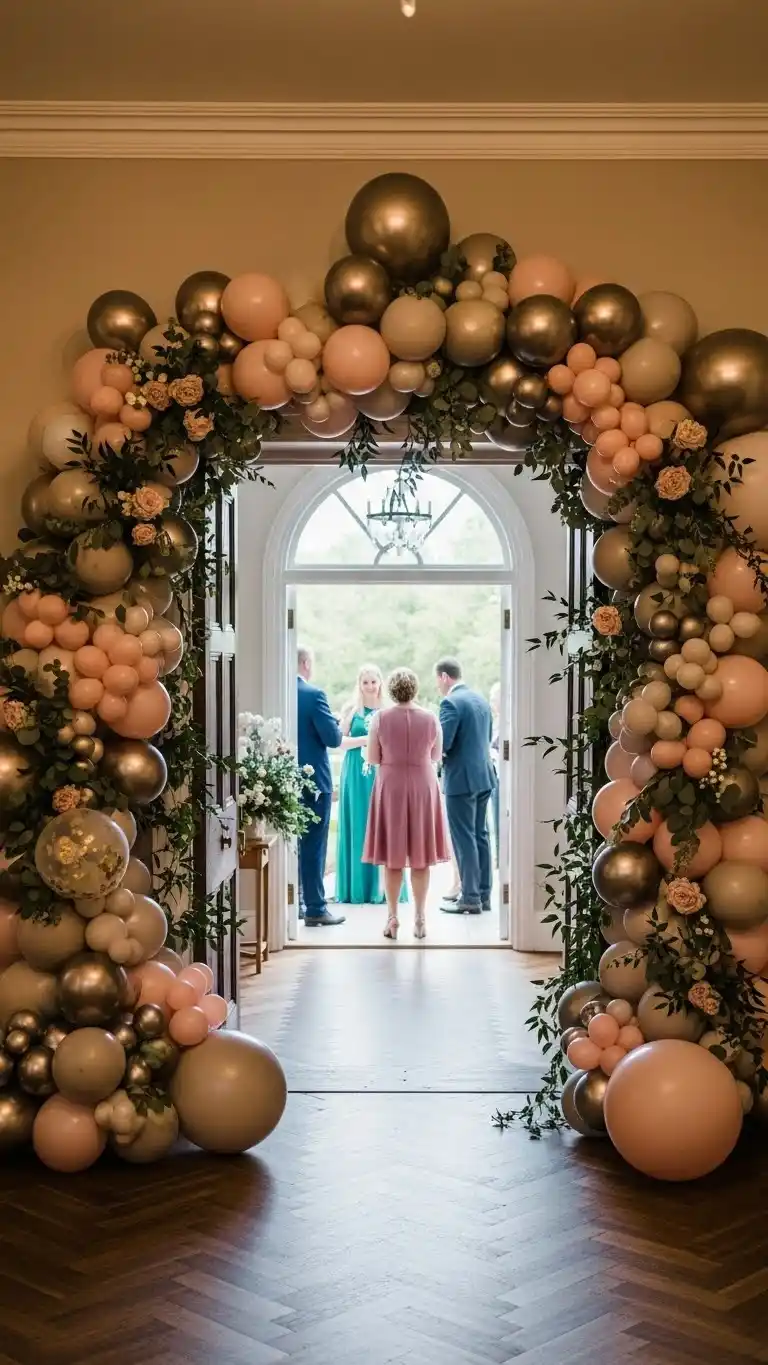 21 Creative Wedding Entrance Decor Ideas to Amaze Your Guests 16 Balloon Garlands