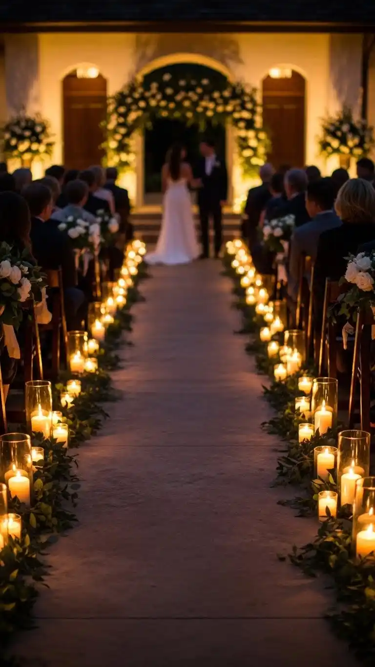 21 Creative Wedding Entrance Decor Ideas to Amaze Your Guests 22 Candlelit Pathways