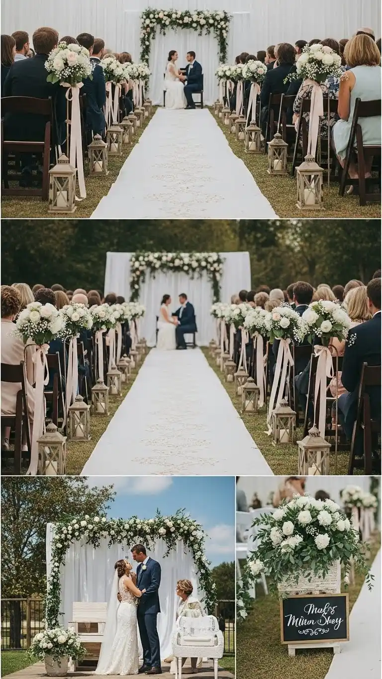 23 Creative Wedding Aisle Decor Ideas for Every Style 27 Combination of Multiple Elements