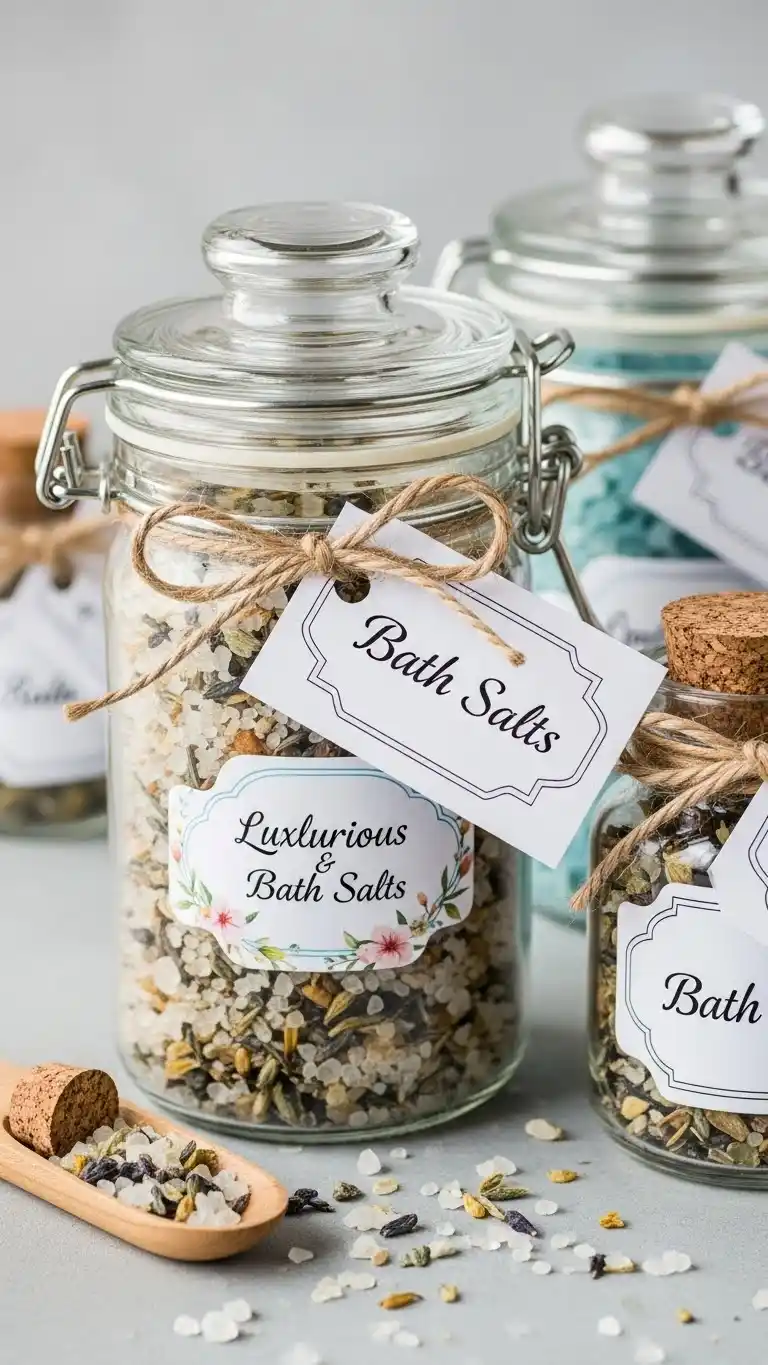 25 Stunning DIY Wedding Favors That Look Expensive 11 DIY Bath Salts