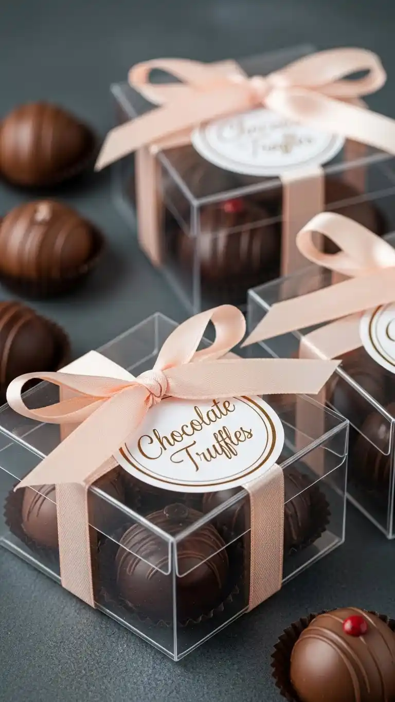 25 Stunning DIY Wedding Favors That Look Expensive 27 DIY Chocolate Truffles