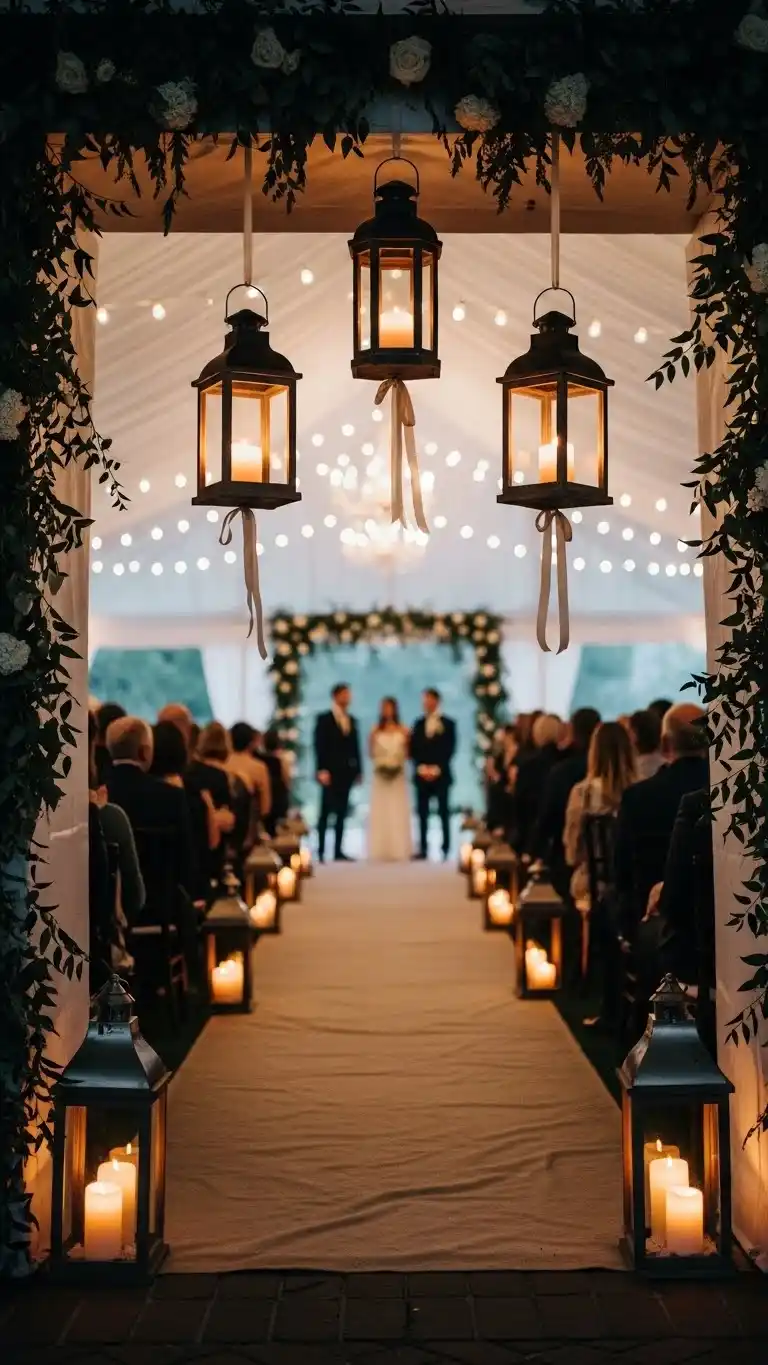 23 Ceremony Entrance Decor Ideas for a Stunning Welcome 21 Draped Fabrics and Curtains