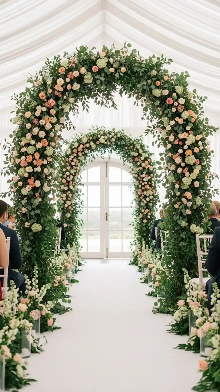 21 Creative Wedding Entrance Decor Ideas to Amaze Your Guests 20 Flower Archways