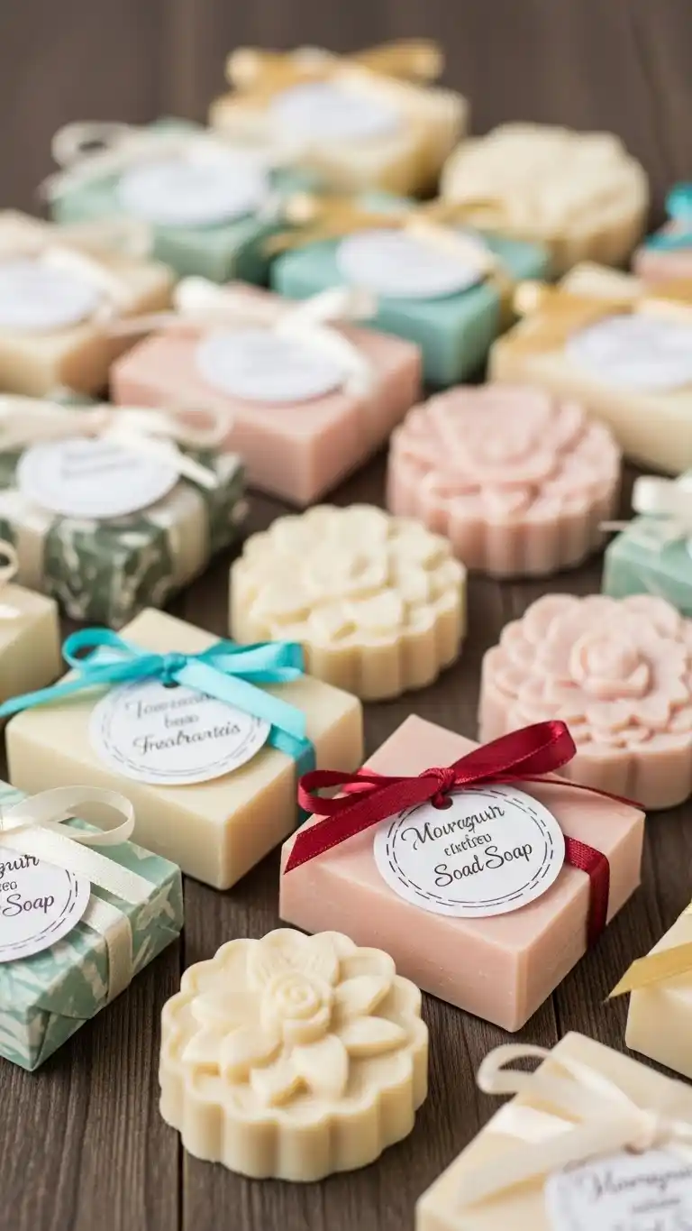 25 Stunning DIY Wedding Favors That Look Expensive 7 Handcrafted Soaps