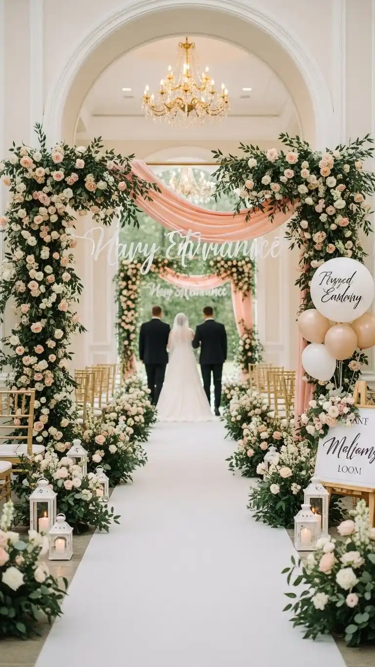 21 Creative Wedding Entrance Decor Ideas to Amaze Your Guests 4 ceremony entrance decor ideas