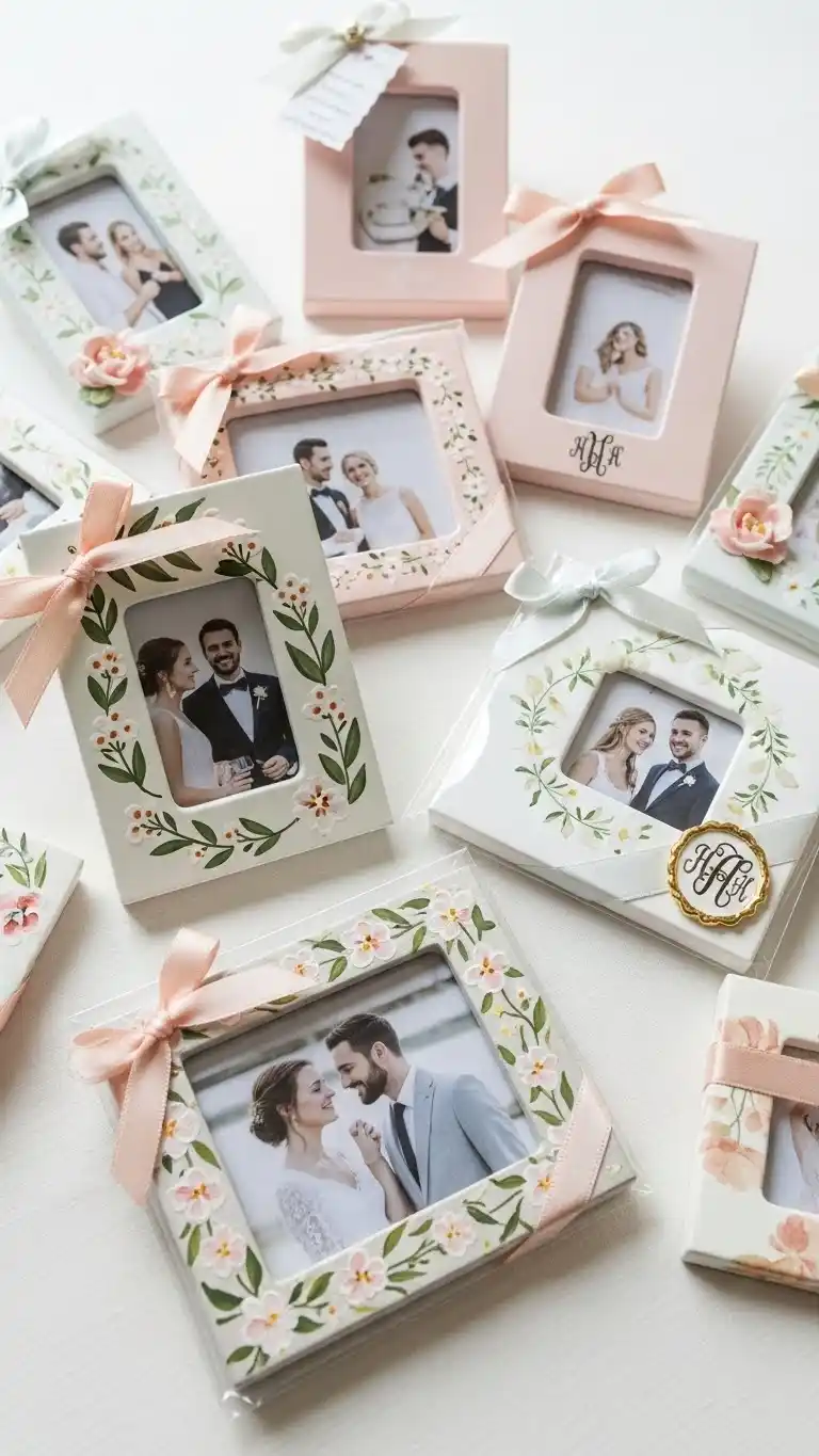 25 Stunning DIY Wedding Favors That Look Expensive 16 Mini Photo Frames