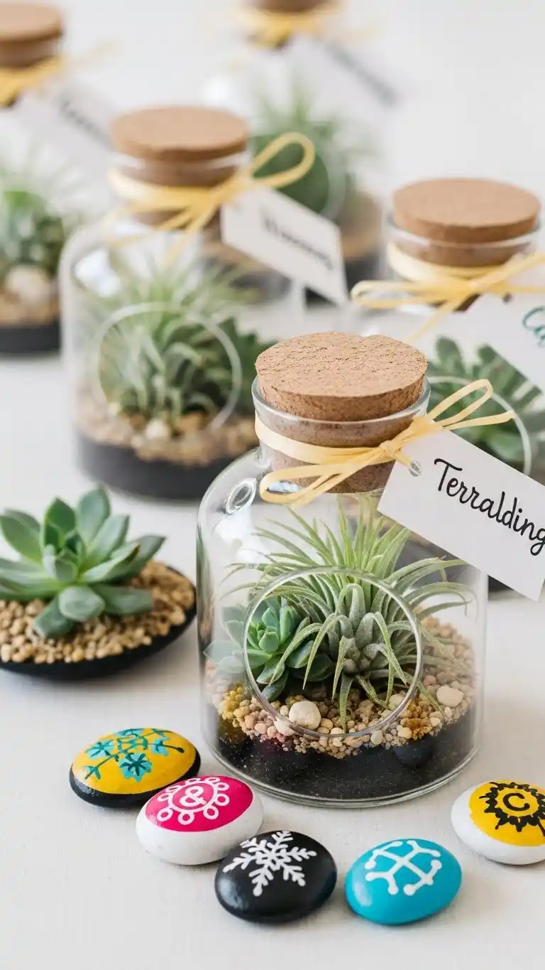 25 Stunning DIY Wedding Favors That Look Expensive 18 Mini Terrariums