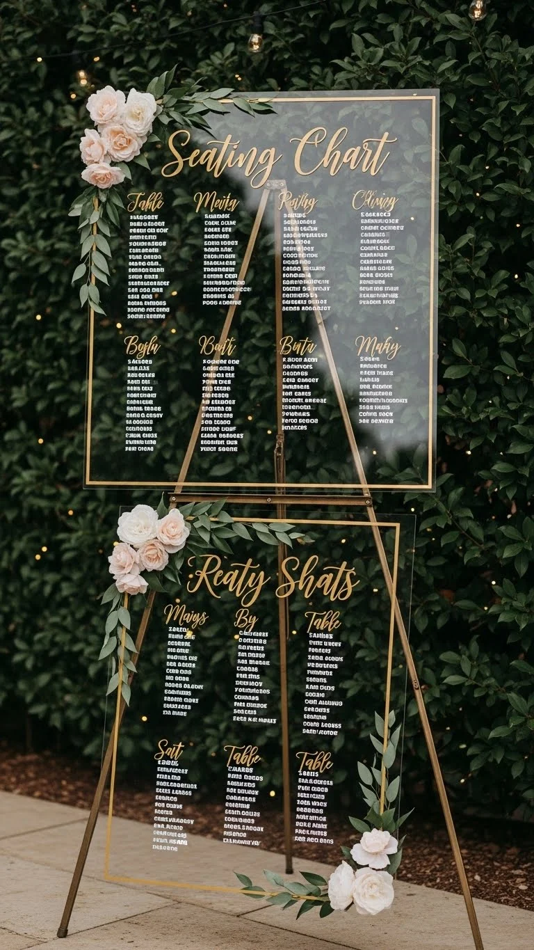 25 Wedding Sign Ideas That Add Charm to Your Big Day 9 Seating Chart Sign