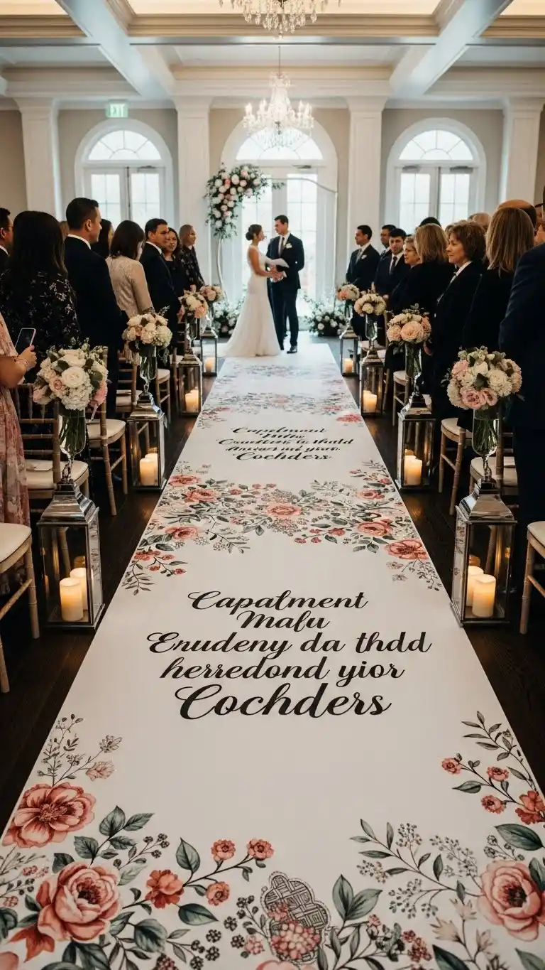 21 Creative Wedding Entrance Decor Ideas to Amaze Your Guests 25 Statement Aisle Runners