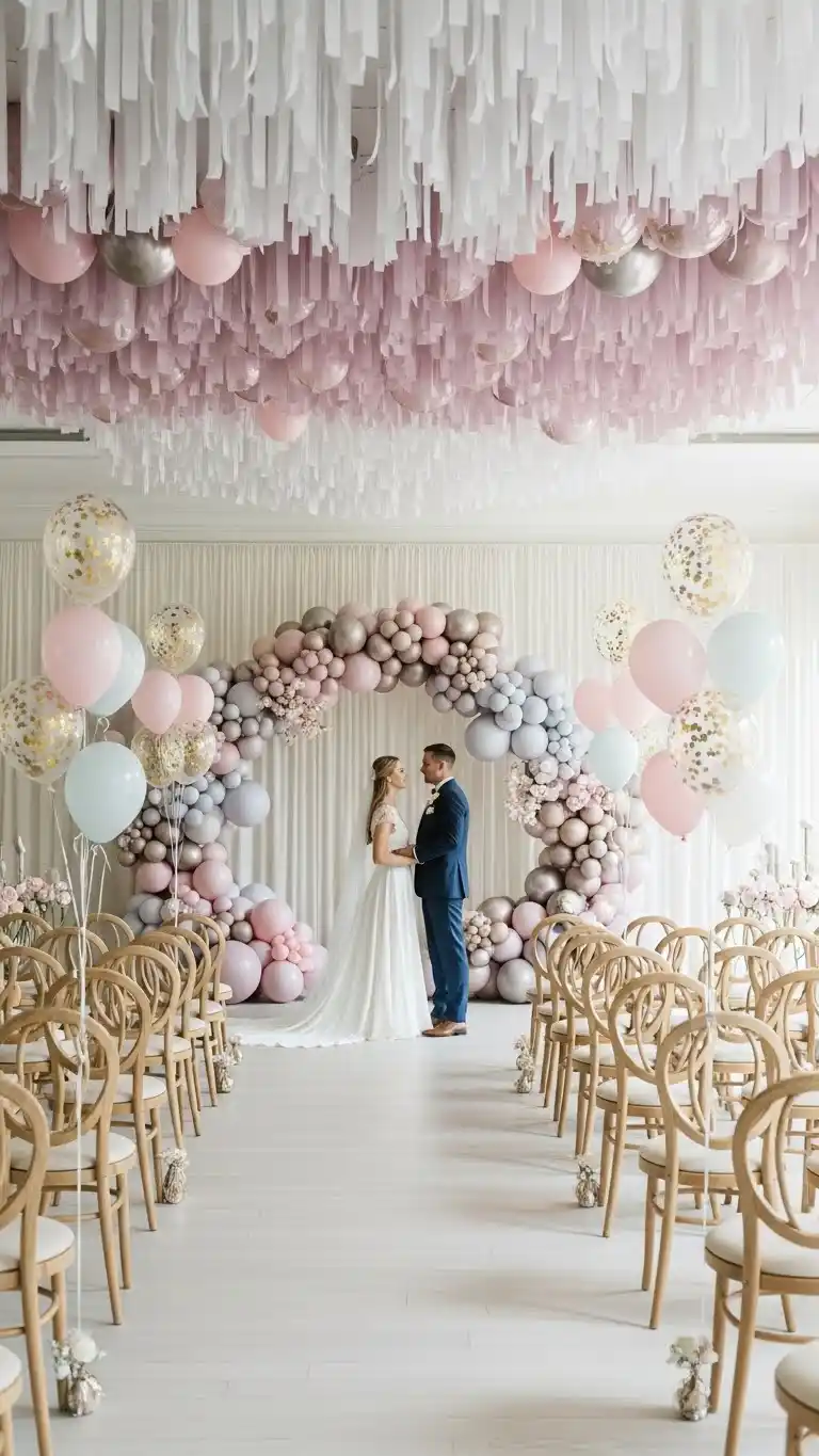 25 Elegant Wedding Balloon Arrangements That Look Expensive 3 Wedding Balloon Arrangements