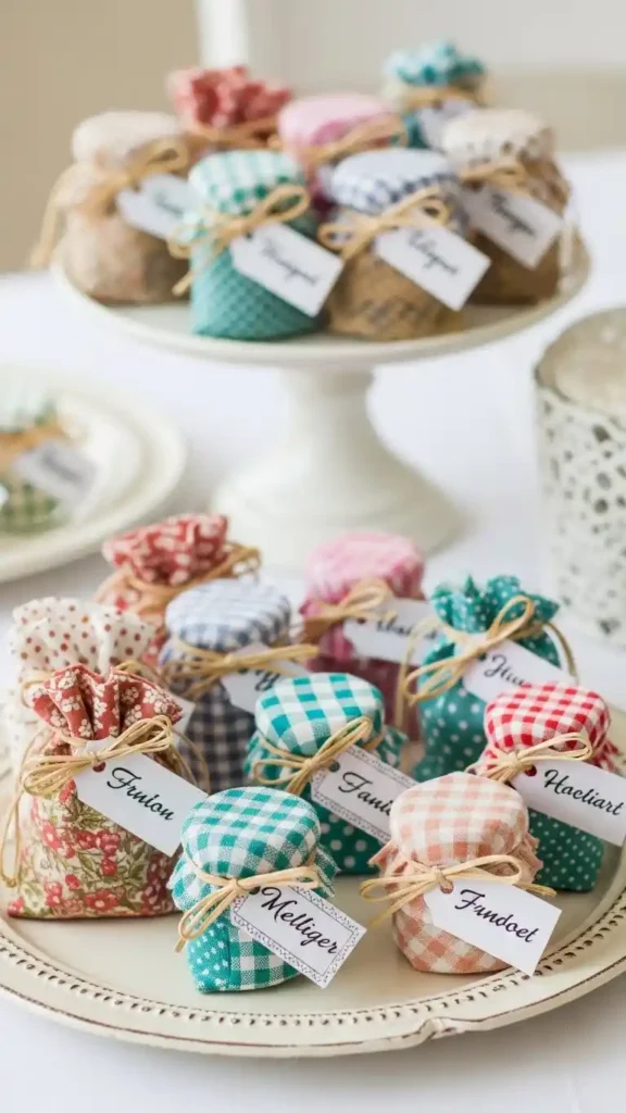 26 DIY Wedding Decorations on a Budget That Look Expensive 19 16. DIY Wedding Favors Made from Inexpensive