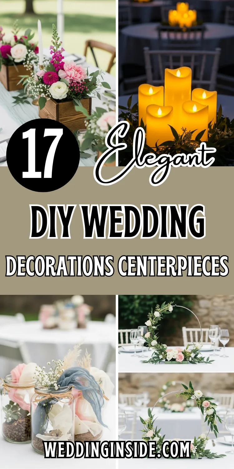 DIY Wedding Decorations Centerpieces: 17 Elegant Ideas 2 17 DIY Wedding Decorations Centerpieces Ideas