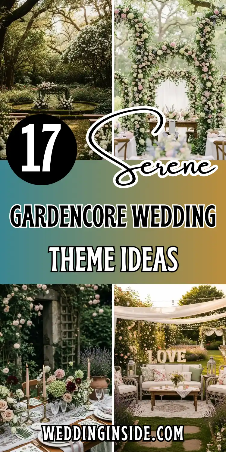 Gardencore Wedding Theme: 17 Serene Ideas 2 17 Enchanting Gardencore Wedding Theme Ideas
