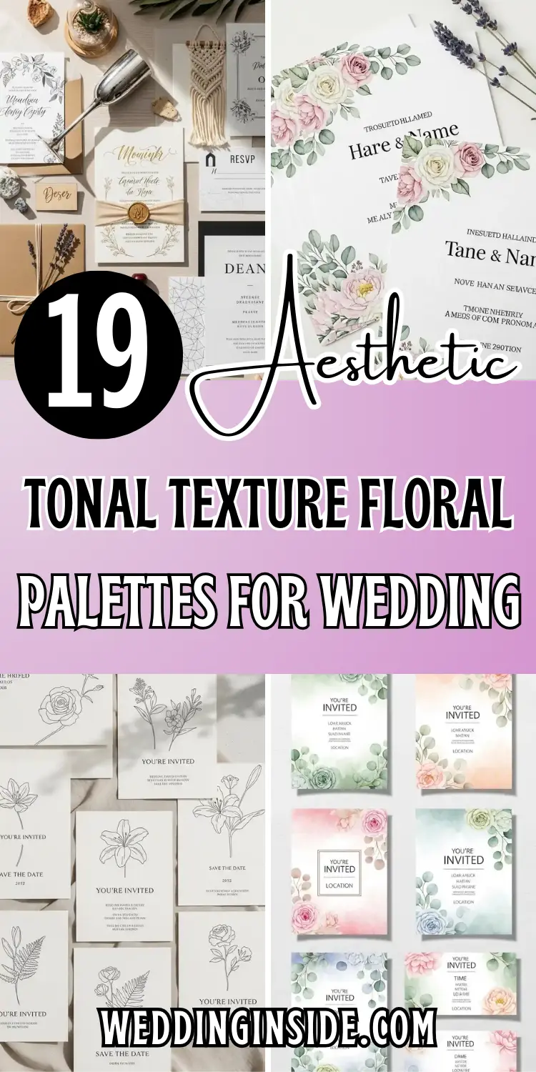 Tonal Texture Floral Palettes for Wedding: 19 Ideas 2 19 Tonal Texture Floral Palettes for Wedding