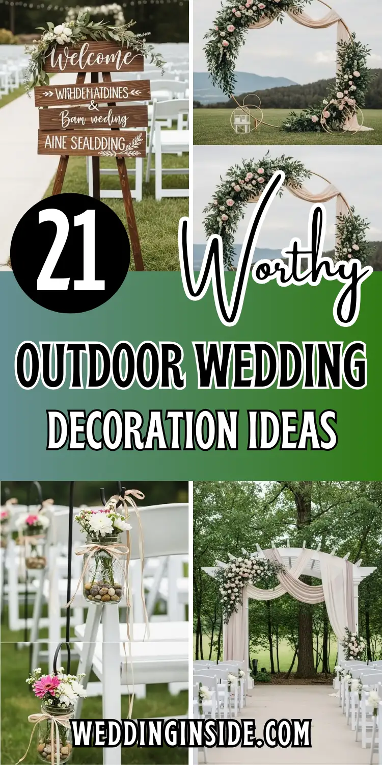 21 Outdoor Wedding Decoration Ideas 2 21 Outdoor Wedding Decoration Ideas