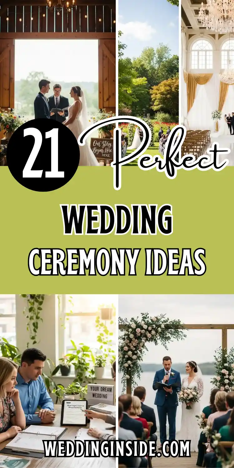 How to Plan the Perfect Wedding Ceremony: 21 Smart Tips 2 21 Perfect Wedding Ceremony Ideas