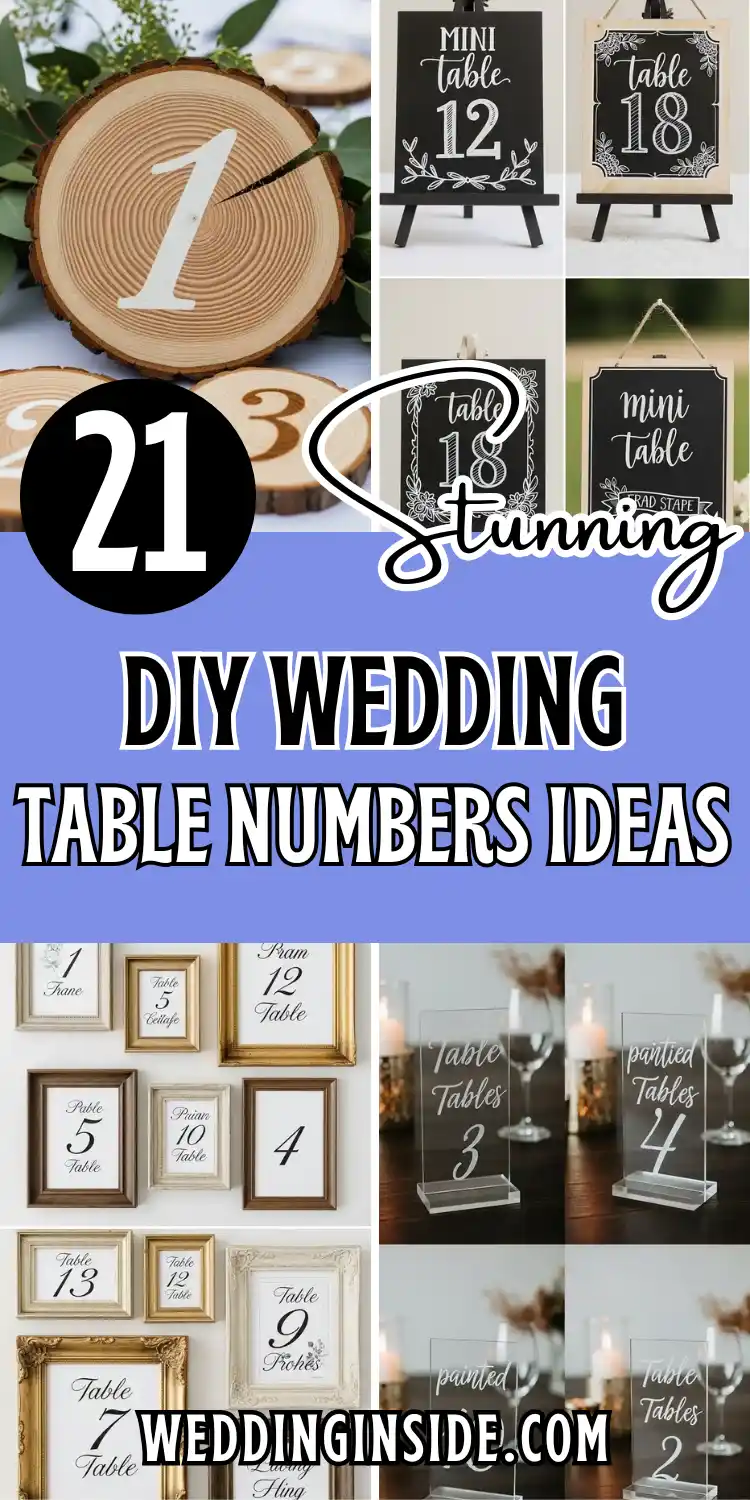 21 DIY Wedding Table Numbers to Elevate Your Reception Decor 2 21 Stunning DIY Wedding Table Numbers Ideas