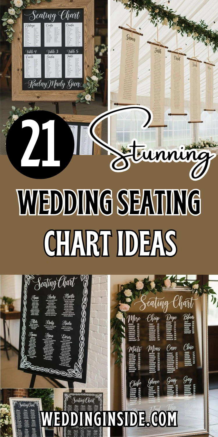 21 Unique Wedding Seating Chart Ideas That Wow Guests 2 Wedding Seating Chart Ideas