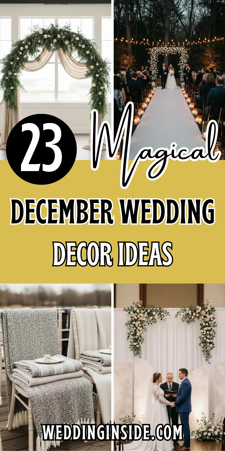 23 December Wedding Decor Ideas for a Magical Winter Day 2 23 December Wedding Decor Ideas