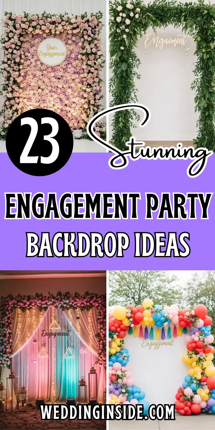 23 Engagement Party Backdrop Ideas That Will Wow Your Guests 2 23 Engagement Party Backdrop Ideas