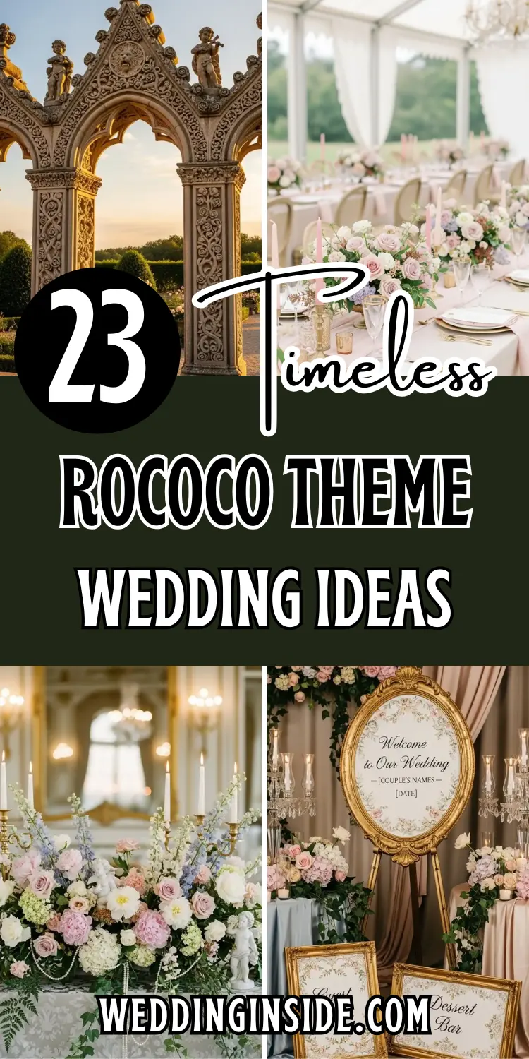 What Makes a Rococo Theme Wedding So Timelessly Luxurious? 23 Perfect Ideas 2 23 Rococo Theme Wedding Ideas