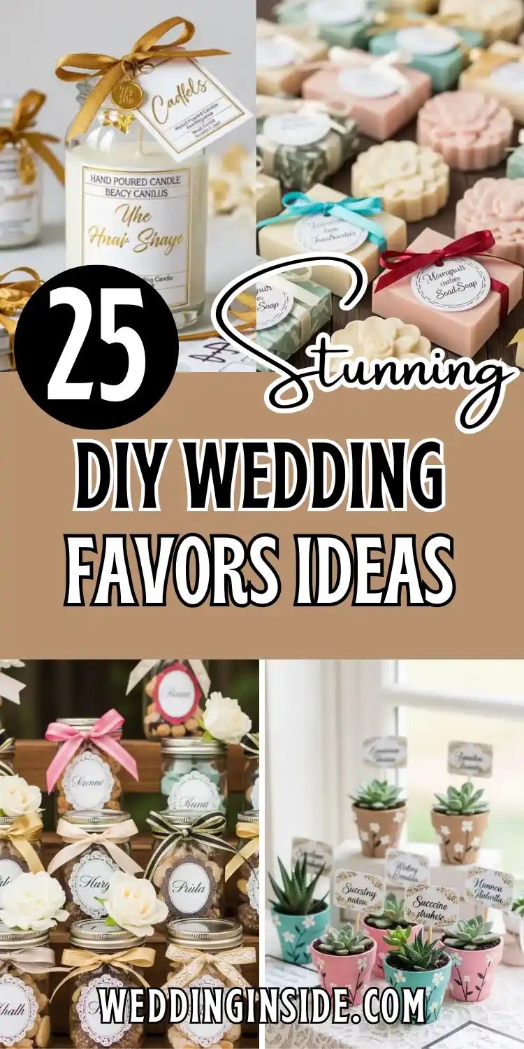 25 Stunning DIY Wedding Favors That Look Expensive 2 Stunning DIY Wedding Favors