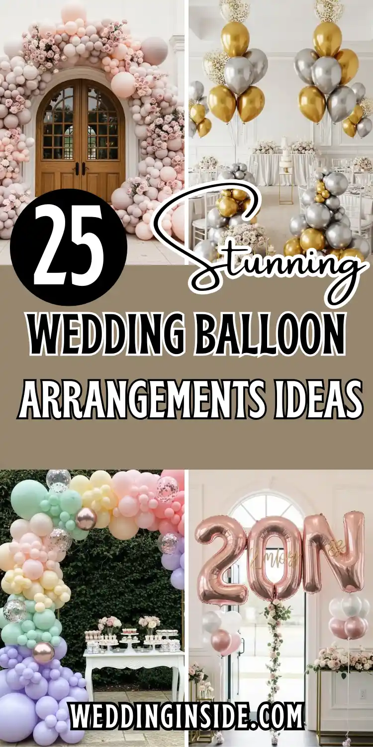 25 Elegant Wedding Balloon Arrangements That Look Expensive 2 Stunning Wedding Balloon Arrangements Ideas