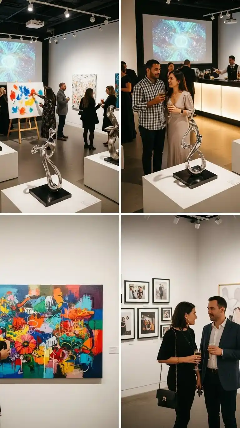 23 Engagement Party Themes Perfect for Every Couple 21 Art and Gallery Party