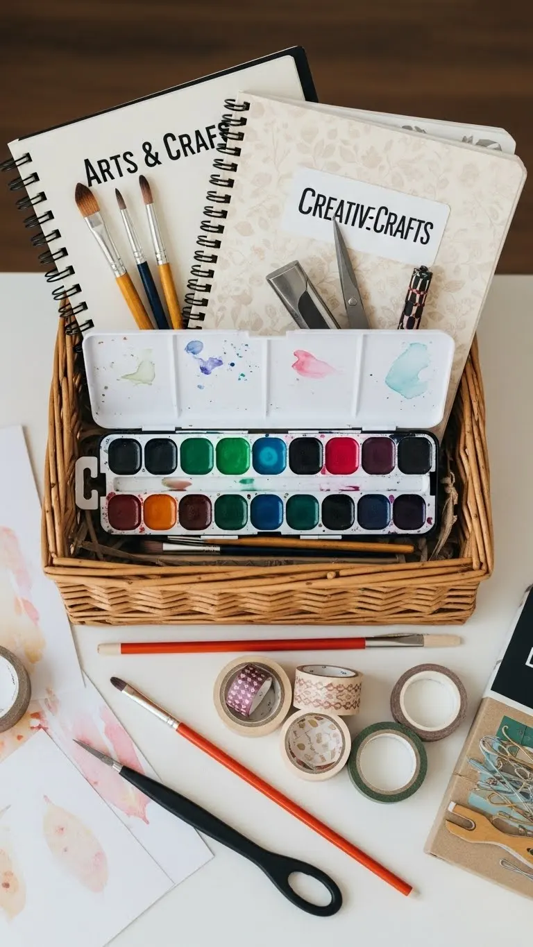 21 Wedding Gift Baskets That Couples Will Love 16 Arts and Crafts Creativity Basket