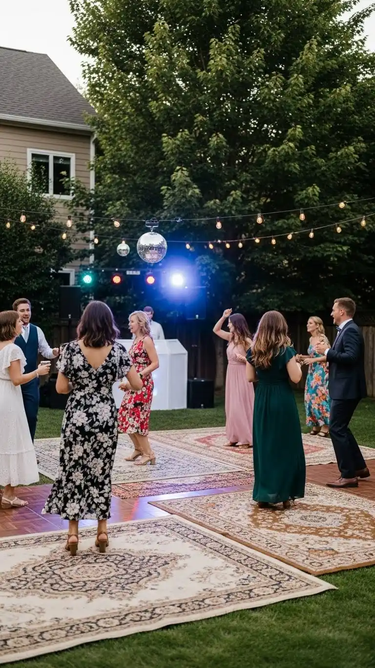 25 Backyard Engagement Party Ideas Perfect for Every Backyard 28 Backyard Dance Floor