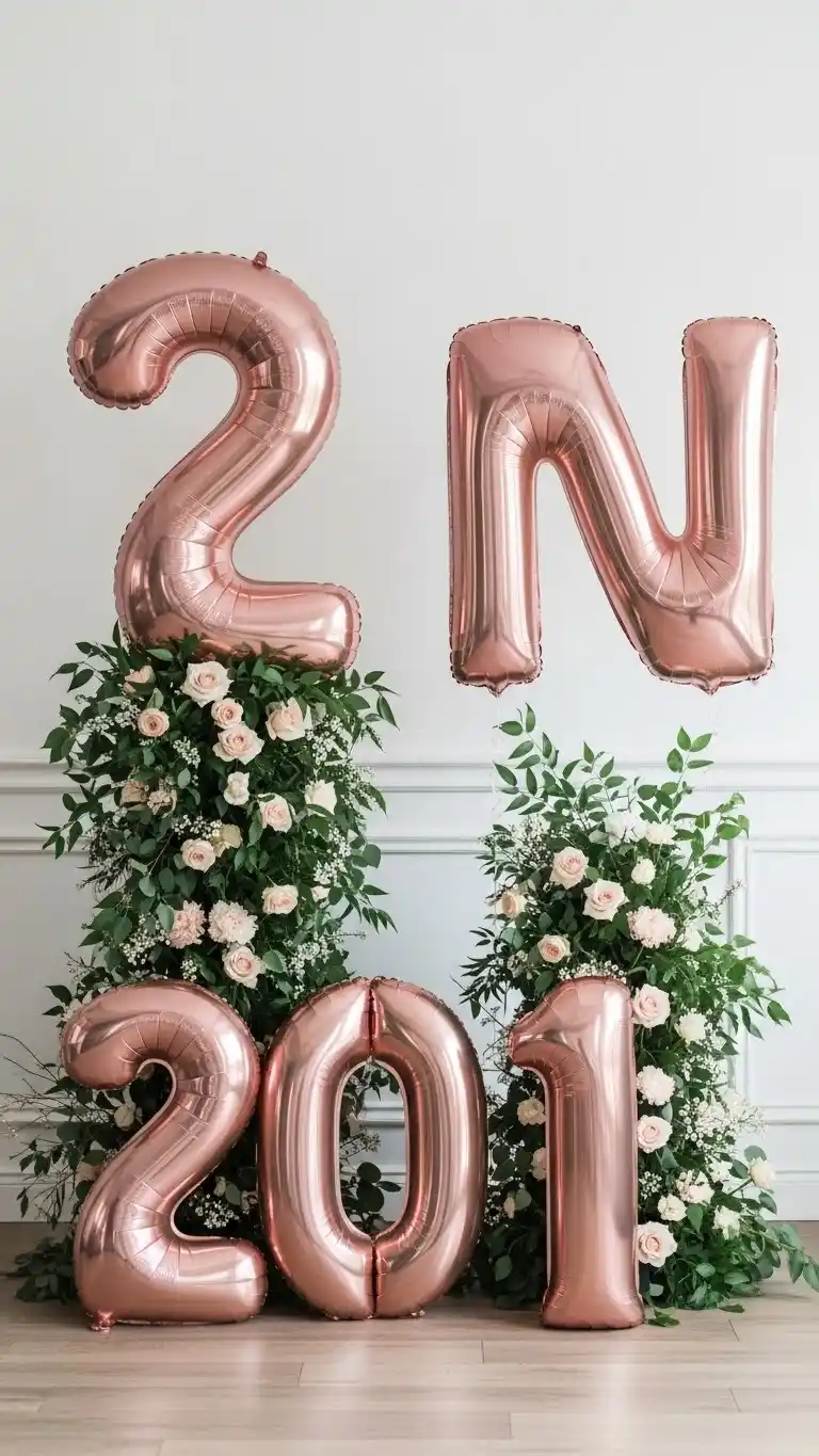 25 Elegant Wedding Balloon Arrangements That Look Expensive 26 Balloon Letter or Number Displays