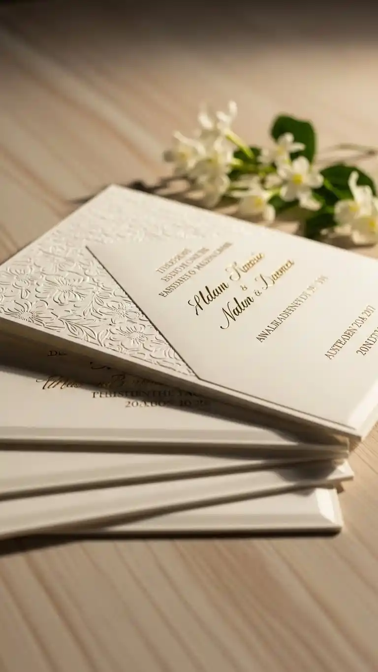23 Classic Traditional Wedding Invitations That Never Go Out of Style 15 Beveled Edge Cards