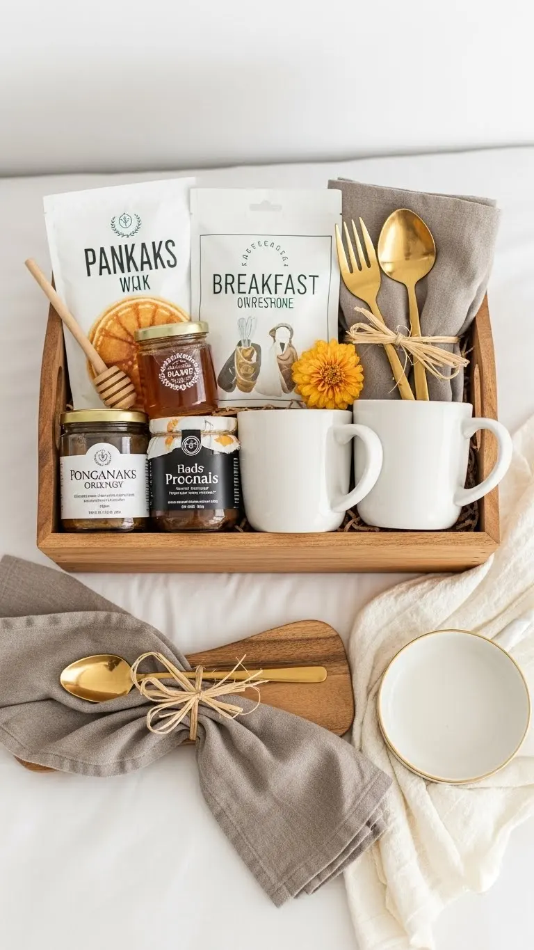 21 Wedding Gift Baskets That Couples Will Love 20 Breakfast Basket