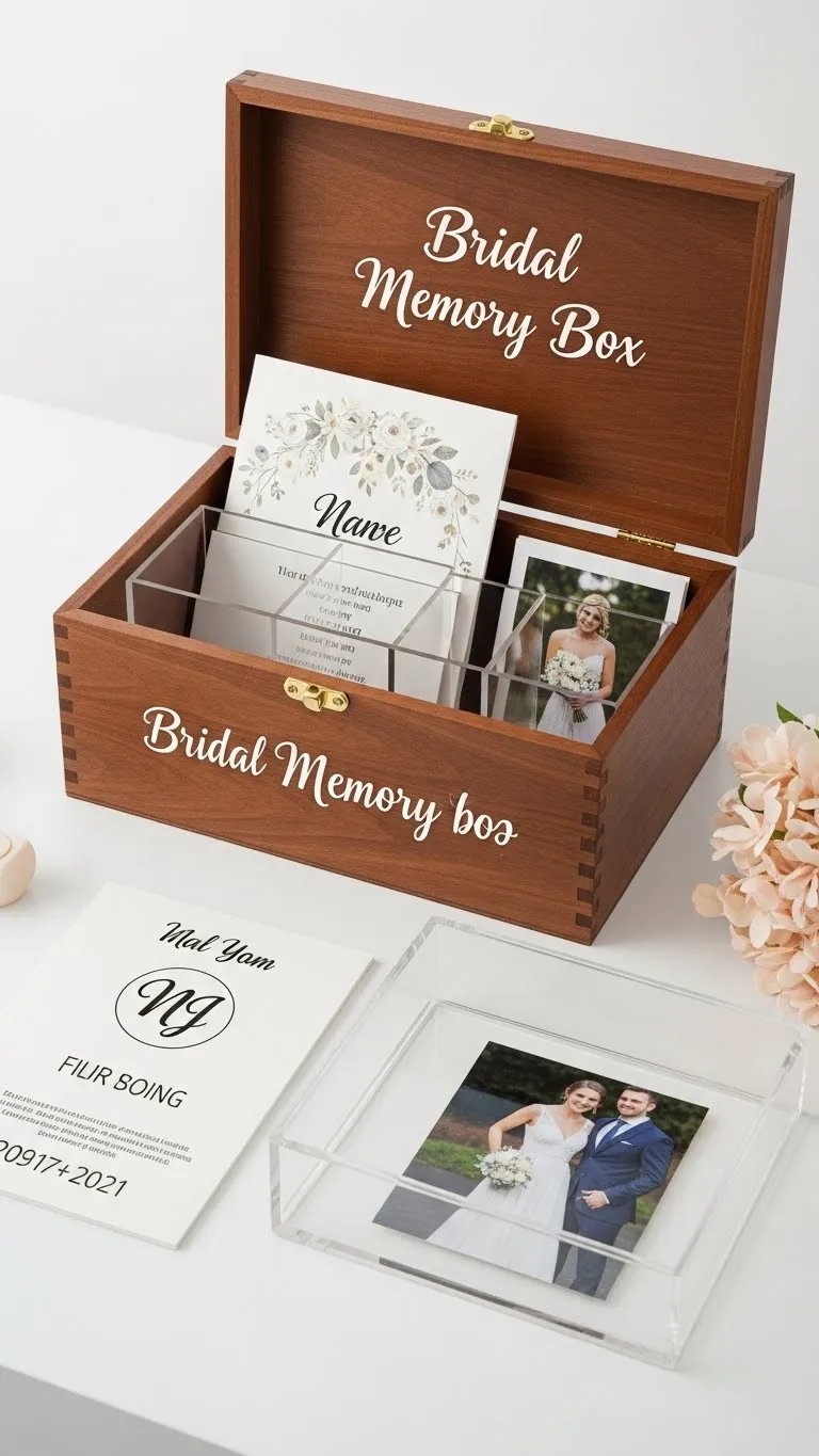 19 Wedding Gift Ideas for Bride She’ll Truly Love 21 Bridal Memory Box for Keepsakes