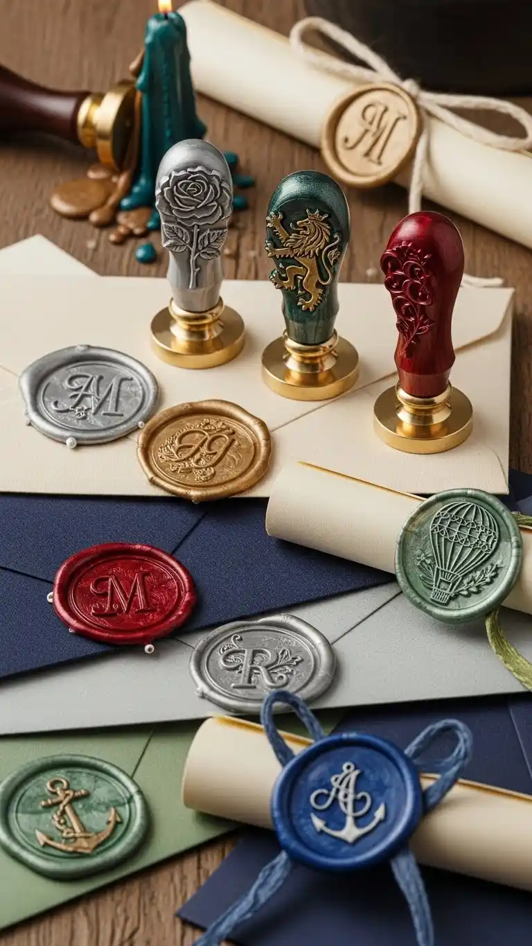 23 Classic Traditional Wedding Invitations That Never Go Out of Style 23 Classic Wax Stamp Motifs