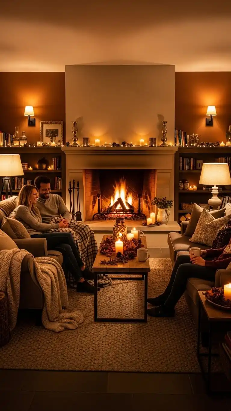 23 Engagement Party Themes Perfect for Every Couple 22 Cozy Fireplace Lounge 1