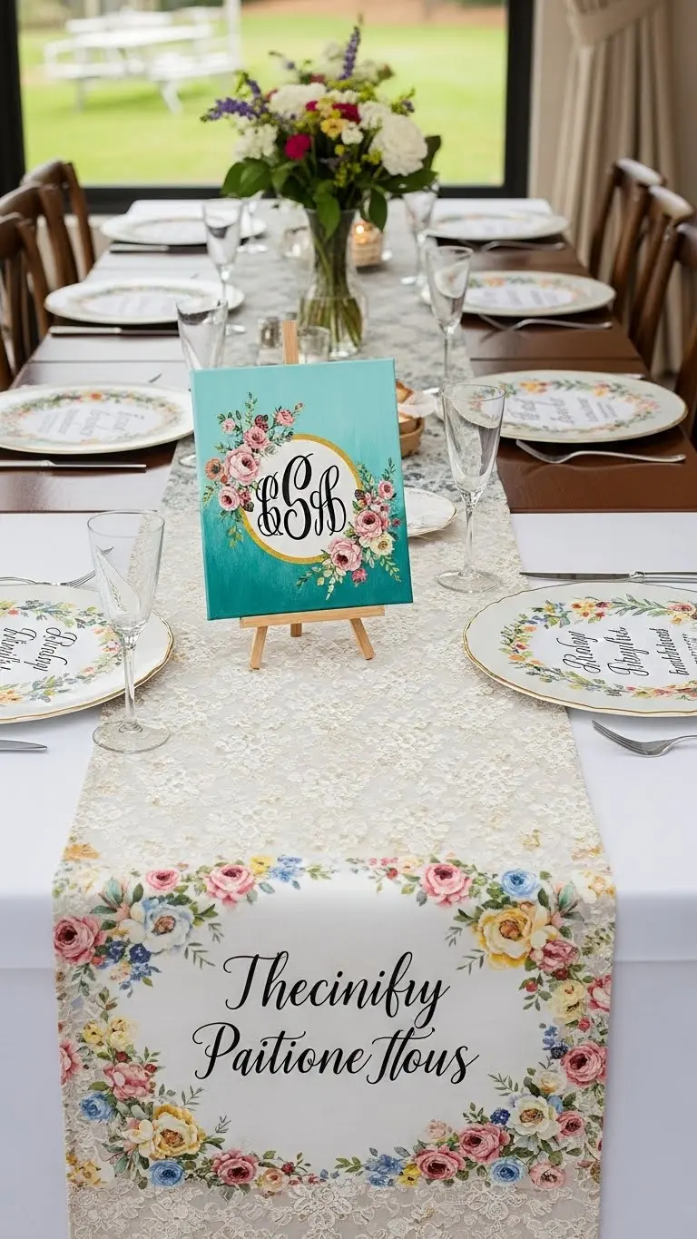 17 Easy DIY Wedding Decoration Ideas Anyone Can Make 21 Creative Table Runners and Placemats