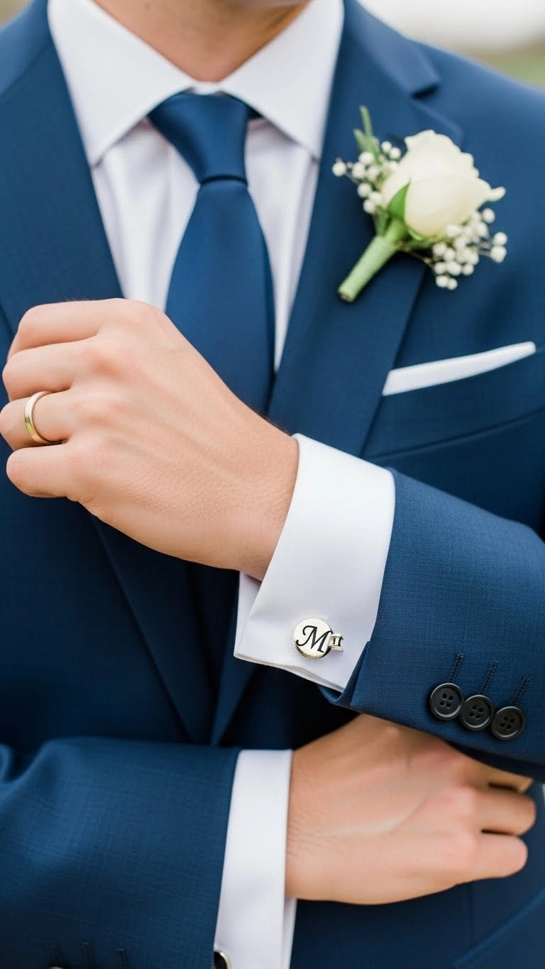 15 Inspiring Wedding Gift Ideas for Groom You’ll Love 6 Custom Cufflinks for His Wedding Outfit