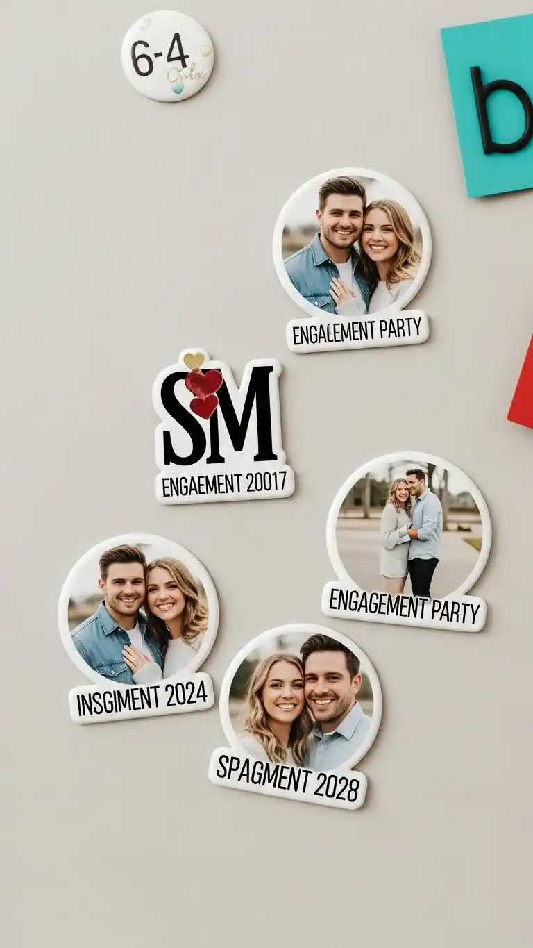 20 Engagement Party Favors Everyone Will Remember 17 Custom Magnets