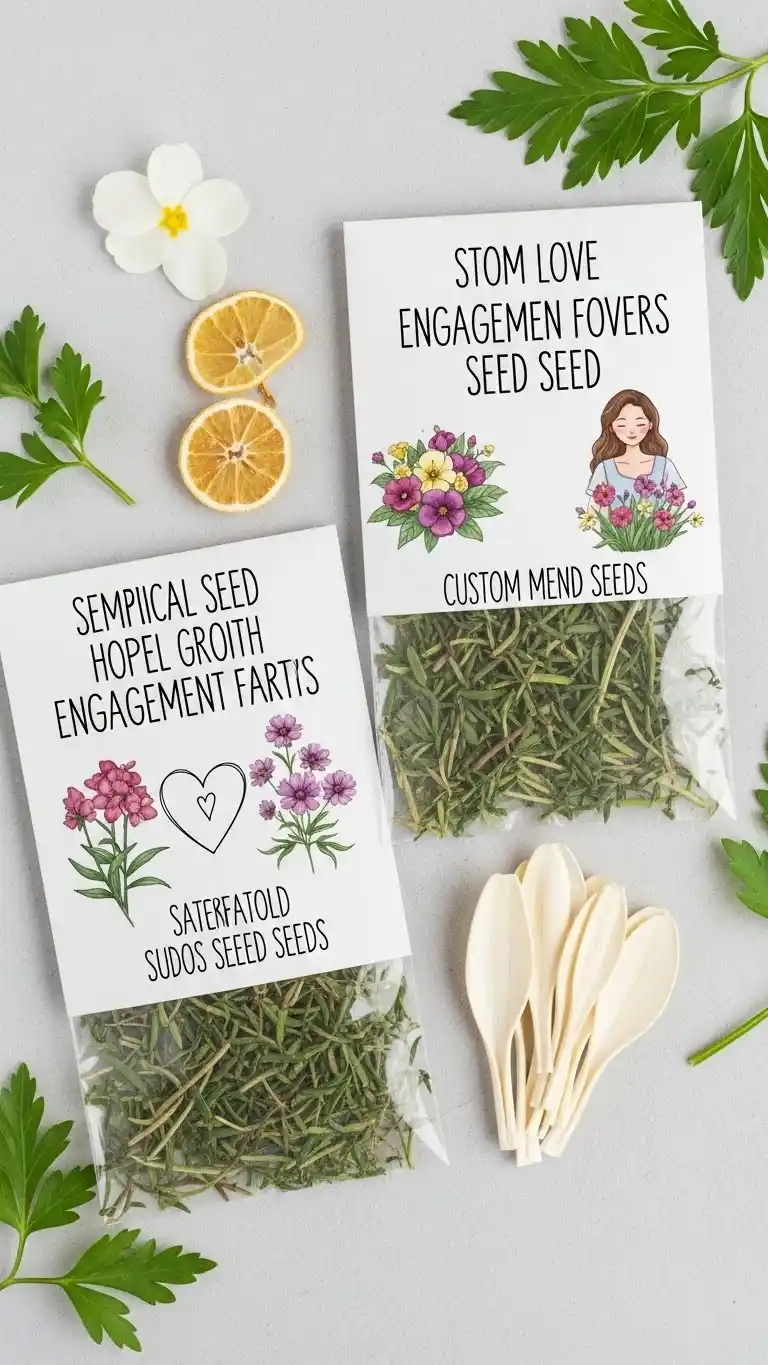20 Engagement Party Favors Everyone Will Remember 24 Custom Seed Packets