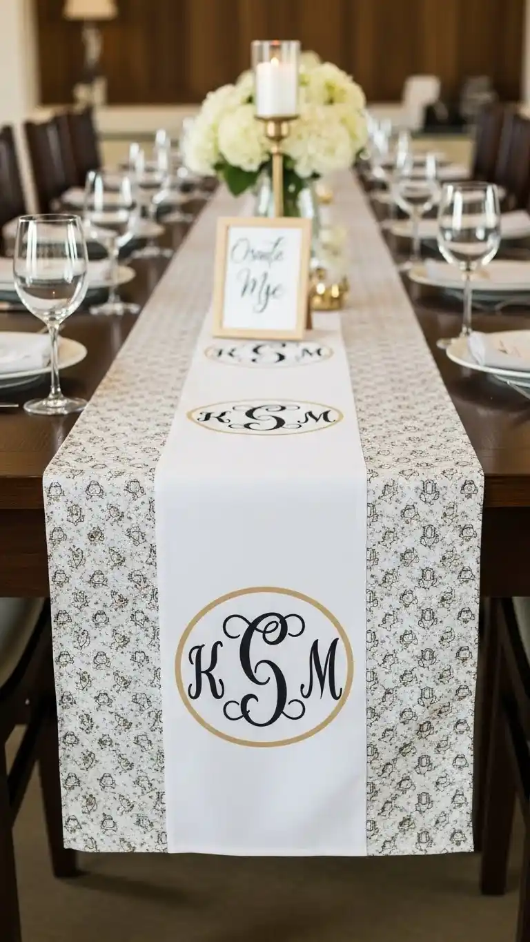 24 Engagement Party Decorations for a Memorable Celebration 14 Customized Table Runners 1