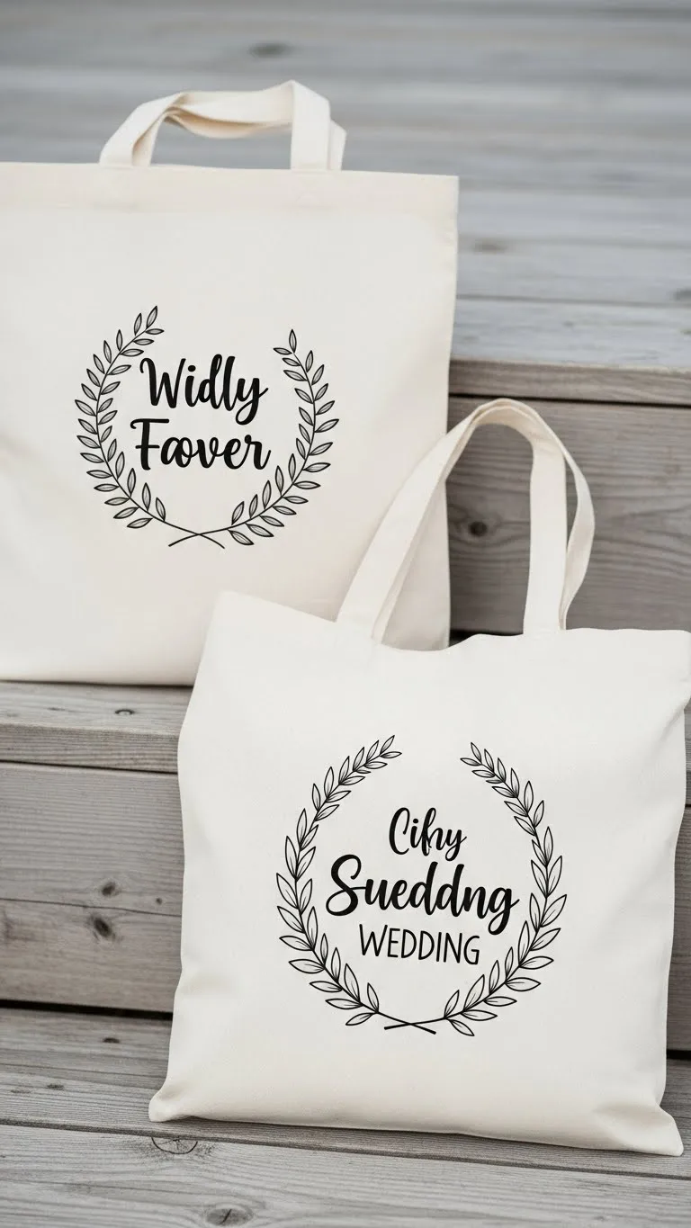 Wedding Gift Favors: 15 Perfect Ideas 9 Customized Tote Bags as Functional Wedding Gift Favors