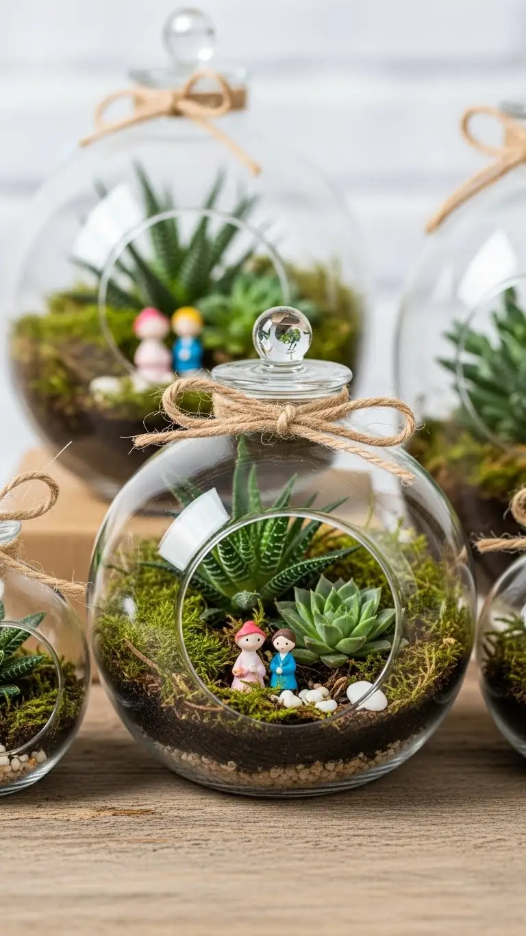 How to Style the Perfect Wedding Gift Table: 21 Must-See Decor Ideas 15 Cute Miniature Terrariums