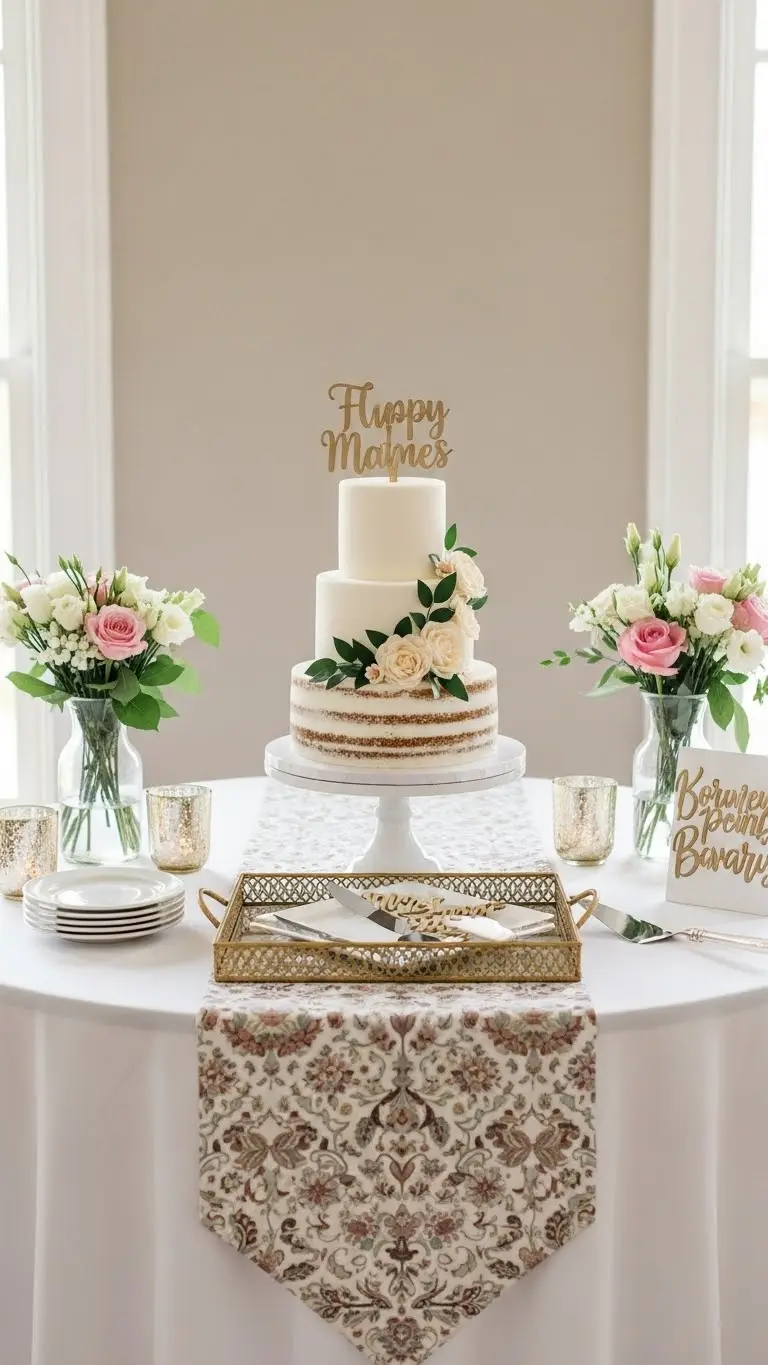 17 Easy DIY Wedding Decoration Ideas Anyone Can Make 17 DIY Cake Table Décor