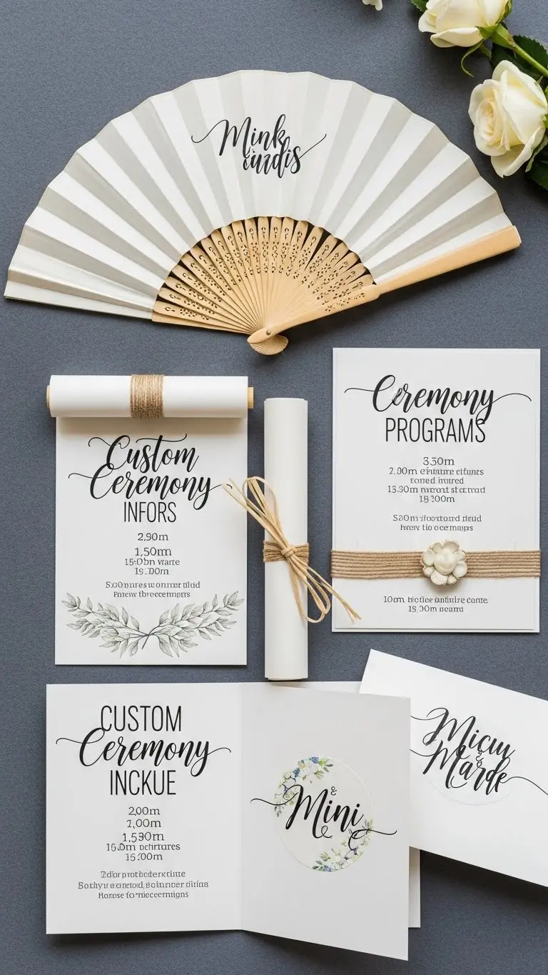 17 Easy DIY Wedding Decoration Ideas Anyone Can Make 19 DIY Ceremony Programs