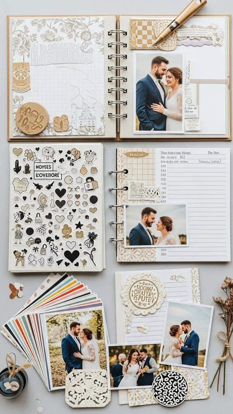 27 Wedding Gift Ideas DIY for a Personal Touch 10 DIY Couples Scrapbook Kit
