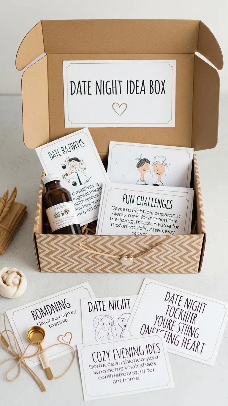 27 Wedding Gift Ideas DIY for a Personal Touch 18 DIY Date Night Idea Box 1