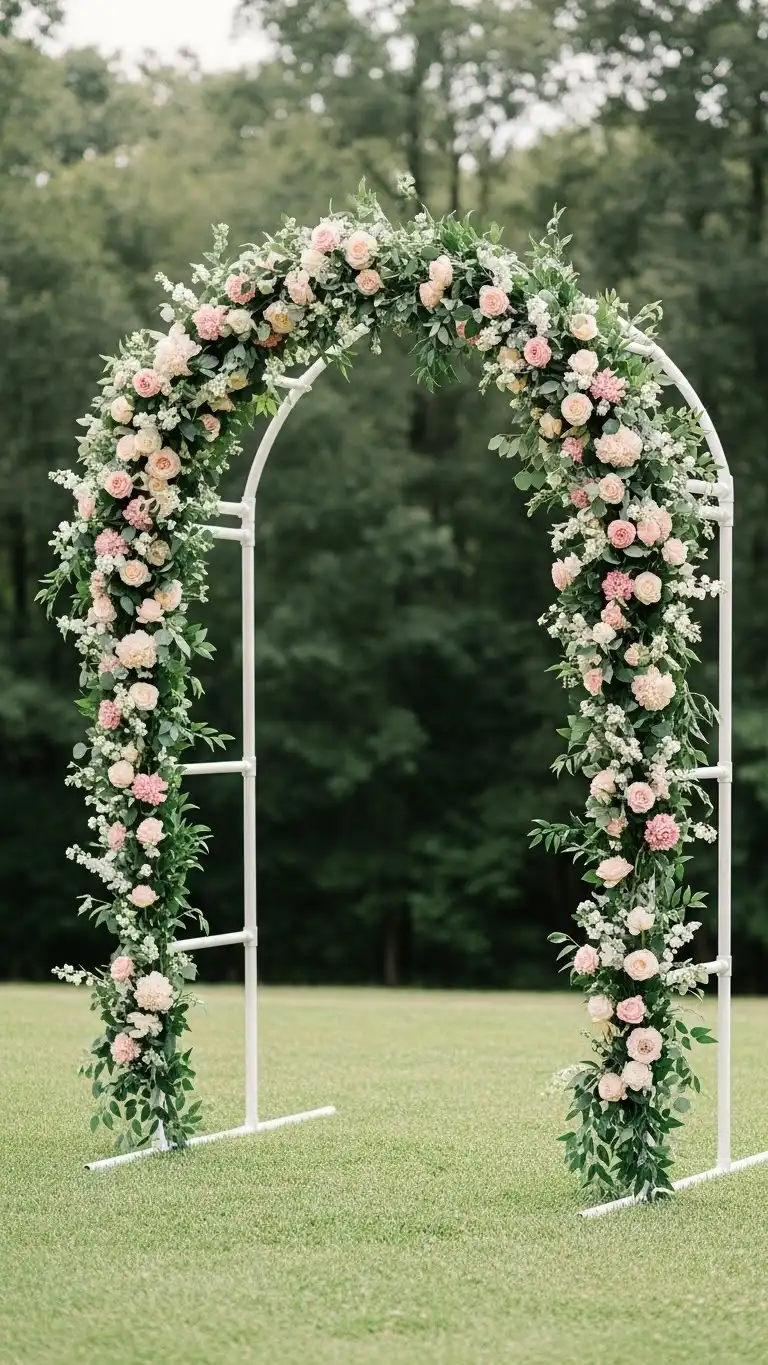 DIY Wedding Decorations Outdoor: 15 Cozy Ideas 9 DIY Flower Arch for the Ceremony